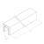 PSG Mâner aplicat pe sticlă 40x40 mm AISI 304 satin – 2500 mm 001-082 (2)