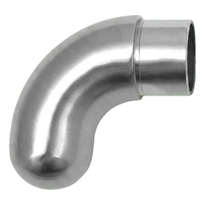 PINOX închidere mâner balustradă – cot închis rotund 42,4 mm satin