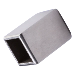 Terminație tijă balustradă 12x12 mm H25 oțel inoxidabil satinat