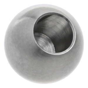 Bilă de balustradă lipită fi 20 mm cu orificiu fi 12 mm – oțel inoxidabil AISI 304