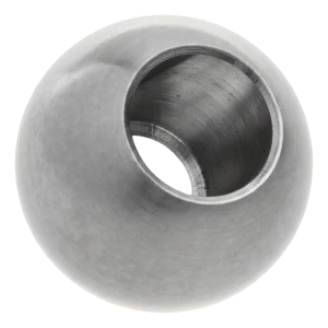 Bilă de balustradă lipită fi 20 mm, orificiu 14 mm, oțel inoxidabil AISI 304 satinat