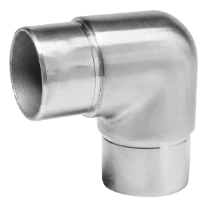 Cot curbat pentru balustradă 90° îmbinat în țeavă 42,4 mm – oțel inoxidabil AISI 304 satinat