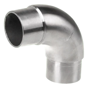 Cot moale lipit 90° pentru balustradă din inox – sistem 42,4 mm, satinat