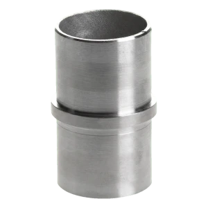 Conector drept pentru țeavă balustradă 48,3 mm lipit – oțel inoxidabil AISI 304 satinat