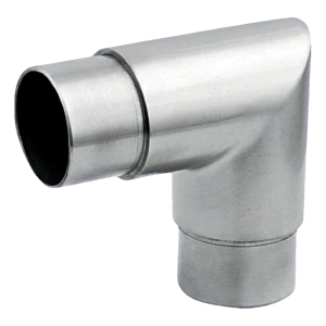 Cot ascuțit pentru balustradă 90° lipit ⌀42,4 mm – oțel inoxidabil AISI 304 satinat
