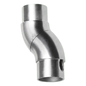 Cot pivotant pentru balustradă lipit în țeavă 42,4x2 mm – oțel inoxidabil AISI 304 satinat