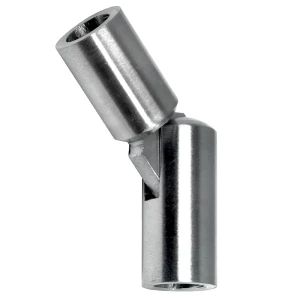 Postal – cot articulat pentru balustradă 90°–180° pentru bară fi 12 mm, AISI 304 satinat