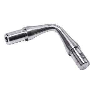 Cot îndoit pentru balustradă 90° pentru țeavă fi 16x1,5 mm – oțel AISI 304 satinat