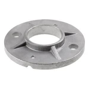 Bază de stâlp balustradă pentru sudare întărită fi 100 mm – oțel inoxidabil AISI 304