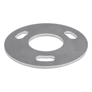 Bază de stâlp balustradă pentru sudură fi 100 mm – oțel inoxidabil AISI 304, sistem 42,4