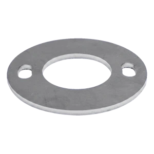 Baza de stâlp pentru balustradă pentru sudare fi 80 mm – oțel inoxidabil AISI 304, sistem 42,4 mm