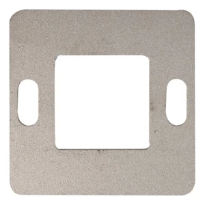 Placă de montaj pentru balustradă 80×80 mm AISI304 sistem 40×40 suprafață brută