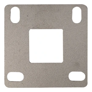 Placă de bază pentru stâlp balustradă pentru sudură 100x100 mm – sistem 40x40, oțel inoxidabil AISI 304