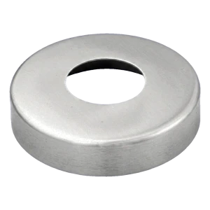 Rozetă de mascare pentru balustradă din inox fi 90 mm pentru țeavă 42,4 mm – oțel AISI 304 lucios