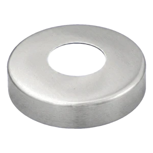 Rozetă de mascare pentru țeavă Ø42,4 mm – oțel inoxidabil AISI 304 satinat Ø90 mm