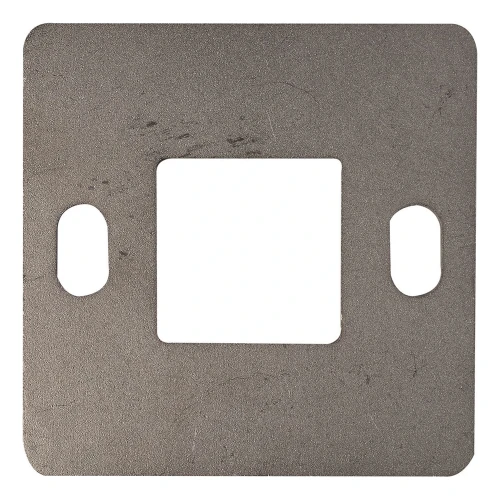 Bază pentru stâlp de balustradă pentru sudură 100×100 mm – oțel inoxidabil AISI 304, sistem 40×40 001-162 (1)