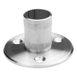 PINOX – bază stâlp balustradă fi42,4 mm pentru înfipt, oțel inoxidabil satinat
