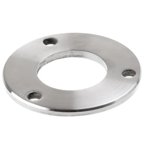 Baza de stâlp balustradă pentru sudare fi 85 mm – oțel inoxidabil AISI 304 satinat, sistem 42,4 001-188 (1)