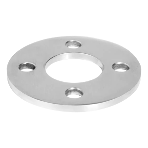 Bază stâlp balustradă pentru sudare fi 100 mm – oțel inoxidabil AISI 304 satin