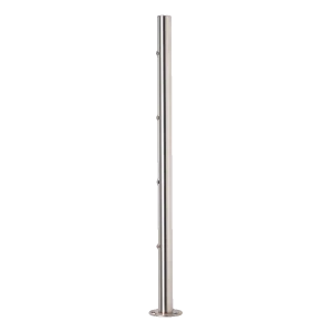 PINOX – stâlp balustradă central neînarmat fi 42,4 × 881 mm, oțel inoxidabil satinat