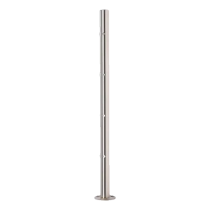 PINOX – stâlp de balustradă colțar fi 42,4 mm neînarmat AISI 304 satinat