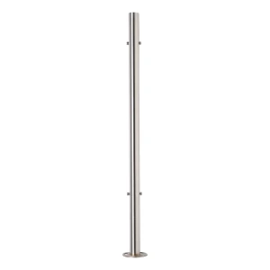 PINOX stâlp balustradă central fi 42,4 mm × 981 mm – oțel inoxidabil AISI 304, satinat