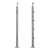 PSG Stâlp balustradă intermediar traversant fi 42,4 mm AISI 304 – 4 suporturi, satin 001-204 (1)