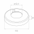PSG Stâlp balustradă intermediar traversant fi 42,4 mm AISI 304 – 4 suporturi, satin 001-204 (5)