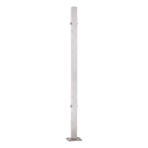 PINOX stâlp de balustradă central 40x40 mm h981 mm oțel inoxidabil satinat