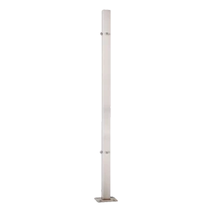PINOX stâlp de balustradă colțar 40x40x981 mm oțel inoxidabil AISI 304 satin