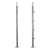 PSG stâlp intermediar pentru balustradă Ø42,4 mm din oțel inoxidabil AISI 304 – 4 suporturi Ø12, montaj în podea 001-207 (1)