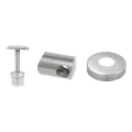 PSG stâlp intermediar pentru balustradă Ø42,4 mm din oțel inoxidabil AISI 304 – 4 suporturi Ø12, montaj în podea 001-207 (3)