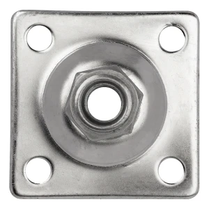 PSG placă pentru balama reglabilă M16 80×80 mm – oțel inoxidabil AISI 304