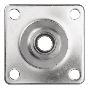 PSG placă pentru balama reglabilă M20 – oțel inoxidabil AISI 304, 100×100 mm