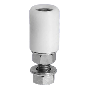 Rolă de ghidare pentru poartă PSG FI 32 mm albă cu tijă M12