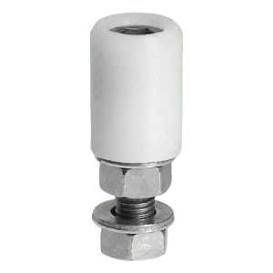 PSG rolă de ghidare pentru poartă FI 40 mm albă cu tijă M16