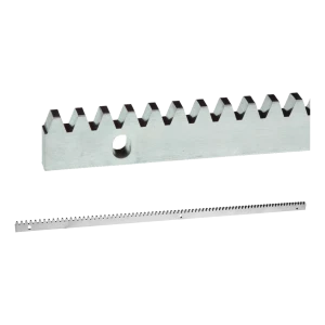 PSG – cremaliră din oțel zincat pentru porți culisante 1000 × 8 mm, modul 4