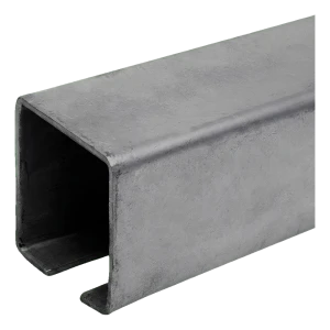 Șină de rulare din oțel – profil C pentru porți culisante 60×60 mm, lungime 6000 mm