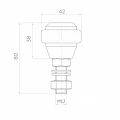 PSG rolă ghidare cu cauciuc FI 42 mm pentru porți culisante – filet M12 001-282 (2)