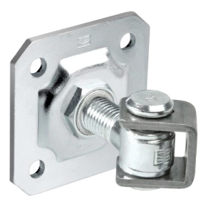 Comunello – balama reglabilă pentru porți cu aripi M20, placă 100×100 mm