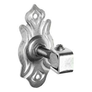 Balama reglabilă PSG pentru poartă cu plăcuță decorativă M16 155×80 mm galvanizată
