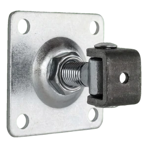 PSG balama reglabilă de poartă M18 cu placă 80×80 mm galvanizată