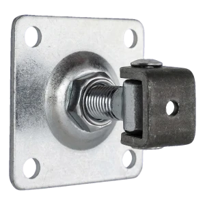 PSG balama reglabilă pentru poartă M16 cu plăcuță 100×100×4 mm galvanizată