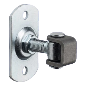 Balama reglabilă de poartă M16 cu placă dreptunghiulară 100×55×4 mm