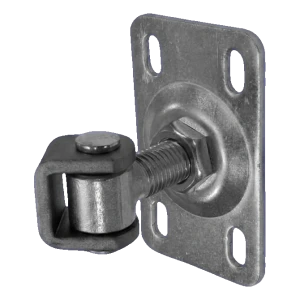 Balama reglabilă pentru poartă M20 din oțel cu placă de bază 120×75 mm