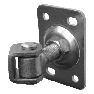 Balama reglabilă pentru porți M20 cu baza 110×75 mm – tip fasole
