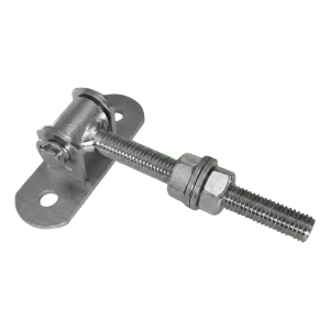 Balama reglabilă M12 din oțel L-115 mm cu bază 90×30 mm pentru porți și porti