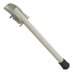 PSG picior blocare ușă cu arc 220 mm alb – opritor din oțel