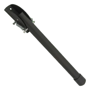 Picior de blocare pentru uși din oțel negru 320 mm – suport cu arc pentru uși și porți