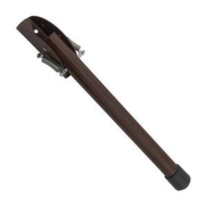Picior blocare ușă cu arc 320 mm maro – opritor pentru uși și porți